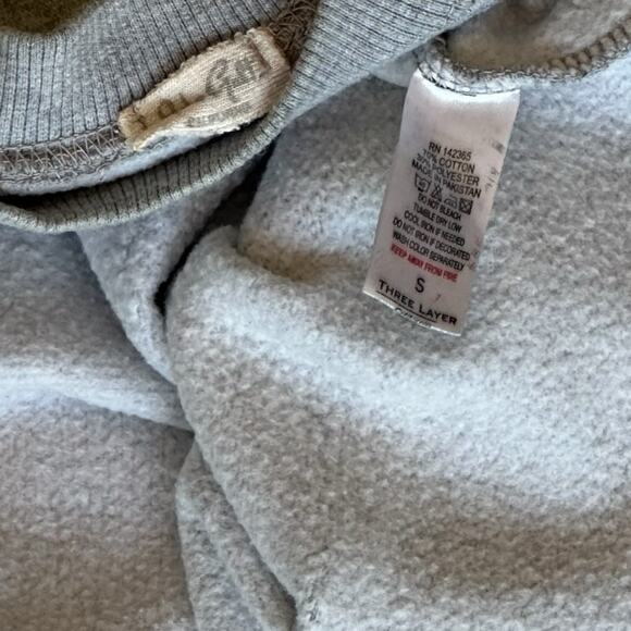 Womens Cropped Sweater Size Small "RAD" Gray - Picture 5 of 7